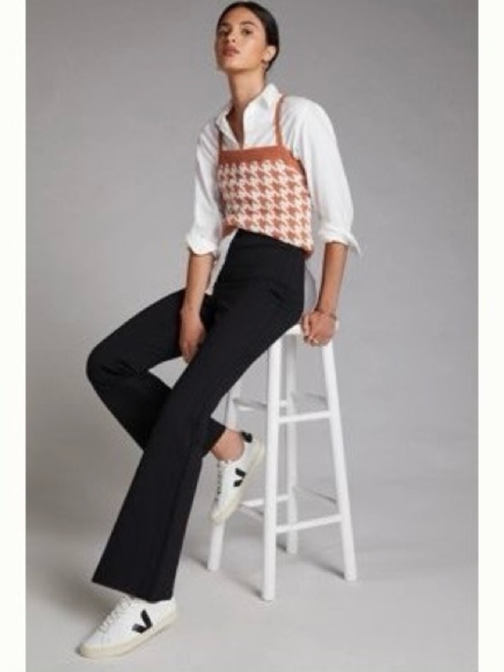 Anthropologie Maeve Ponte Flare Pants